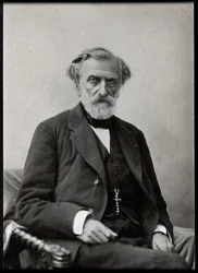 Retrato de Ambroise Thomas (1811-1896), compositor francês.
